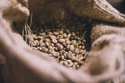 Close-up of coffee beans