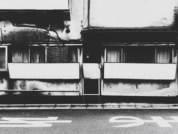 Close-up of closed door