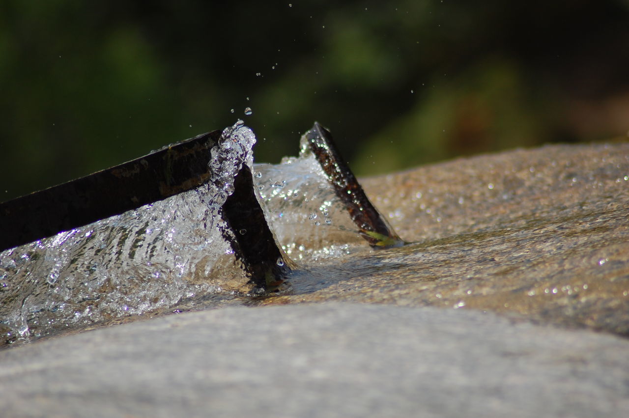 water, drop, close-up, wet, selective focus, focus on foreground, nature, splashing, season, winter, motion, weather, cold temperature, frozen, purity, ice, rain, outdoors, fragility, day