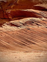 Red rock desert texture and desert rock formations near page, arizona