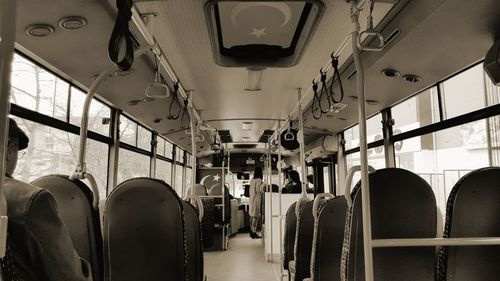 People in bus