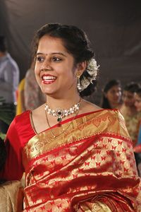 Portrait of a smiling young woman