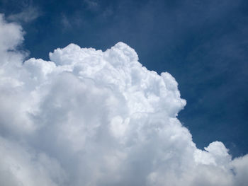 Low angle view of clouds in sky