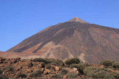 Magnificent view of mount teide