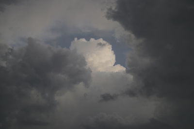 Low angle view of storm clouds in sky
