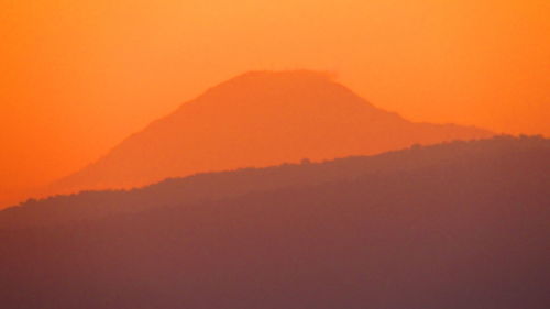 Scenic view of sunset