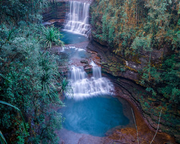 Waterfall in forest