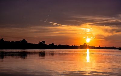 Scenic view of sunset sky