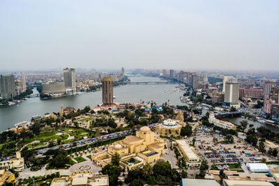 High angle view of cairo