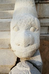 Close-up of stone wall