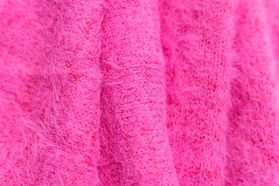 Full frame shot of pink textile