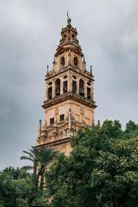 Low angle view of historic building against sky