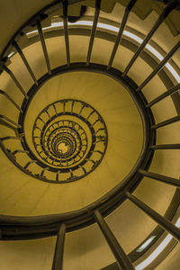Spiral staircase at arc de triomph