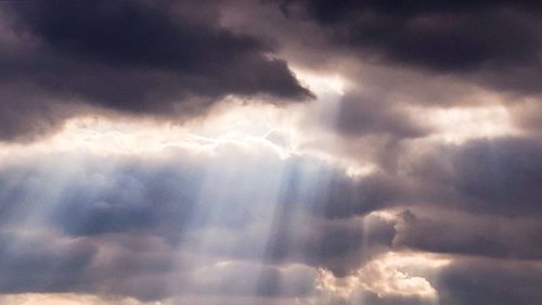 Low angle view of clouds in sky