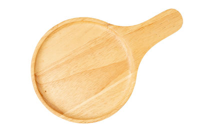 Directly above shot of wood against white background