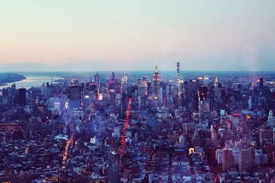 Aerial view of a city