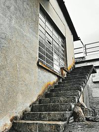 Staircase in front of building