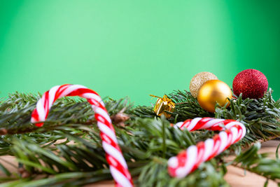 Close-up of christmas decoration