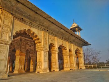 Low angle view of historical building against sky