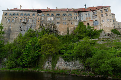 Low angle view of historical building