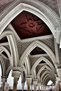 Low angle view of historical building