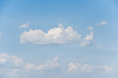 Low angle view of clouds in sky