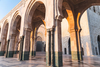 Low angle view of historical building