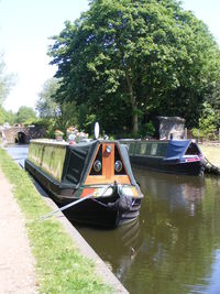 Boats in river