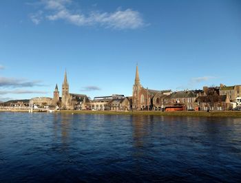 River with buildings in background