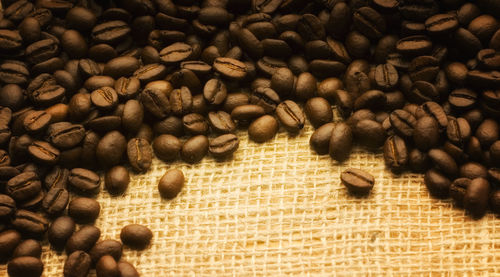 Full frame shot of coffee beans