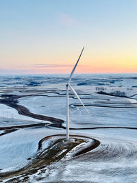 Wind farm in iowa