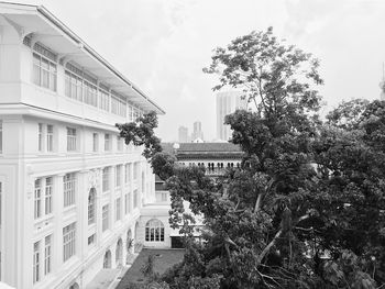 Low angle view of building against sky
