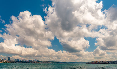 Panoramic view of sea against sky