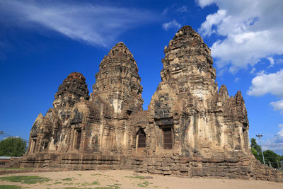 Low angle view of temple