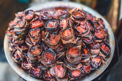 Close-up of food in container