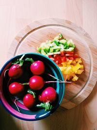 Close-up of tomatoes in bowl