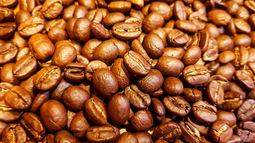 Full frame shot of coffee beans