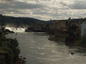 River with buildings in background