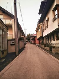 View of city street