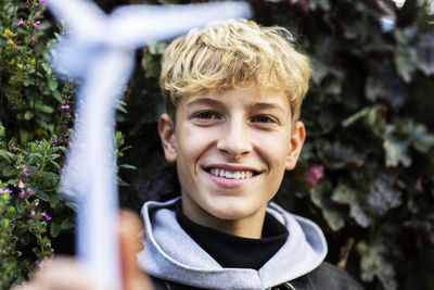 Portrait of smiling boy