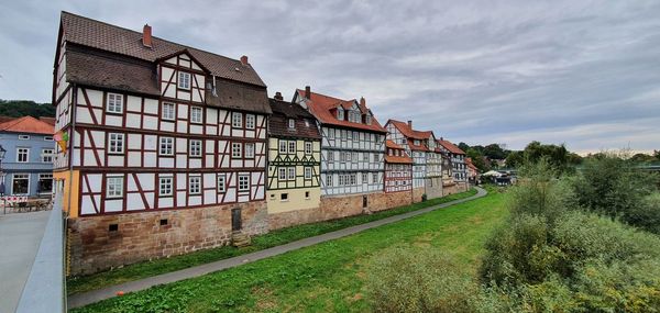 Buildings against sky